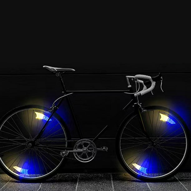 Luz LED para bicicleta, luz multicolor para elegir, para ciclismo nocturno, equipo para exteriores, luz para neumáticos de bicicleta