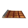 thumbnail image 2 of Ahgly Company Indoor Square Abstract Orange Modern Area Rugs, 7' Square, 2 of 4