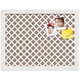 thumbnail image 2 of PinPix 16x12 Custom Cork Bulletin Board Brown Clover Poster Board Has a Fabric Style Canvas Finish, Framed in Brown Clover, by ArtToFrames (PinPix-535), 2 of 5