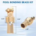 thumbnail image 2 of Kit de unión para piscina Aoheke PB-2008, accesorio de latón MPT de 1", 2 of 7