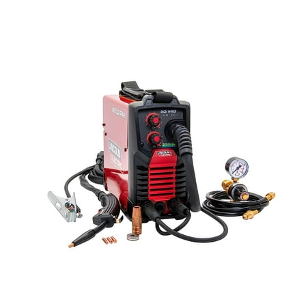 Lincoln Electric WELD-PAK 90i MIG and Flux-Cored Wire Feeder Welder with Gas Regulator
