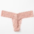 thumbnail image 1 of Tanga sexy de encaje de algodón con entrepierna y cintura baja para mujer, 1 of 6