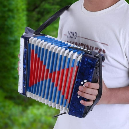 - Ejoyous 17 Key 8 Bass Piano Accordion Musical Instrument for Beginners Students, 17 Key Accordion,Bass Piano