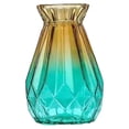 thumbnail image 2 of Matsuzay Botella pequeña hidropónica de flores secas: regalo para los amantes de las plantas Florero de vidrio funcional y decorativo Artesanía Amarillo verde, 2 of 6