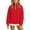 Red, variant on PLHWHYQ Girls' Zip Neck Hoodie for Little Girls – Cozy Kids' Casual Sweatshirt with Stand Up Collar Lightweight Winter Layer Pink 11-12 Years