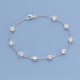 thumbnail image 3 of Ross-Simons 2.20 ct. t.w. Bezel-Set CZ Station Bracelet in Sterling Silver, Women's, Adult, 3 of 5