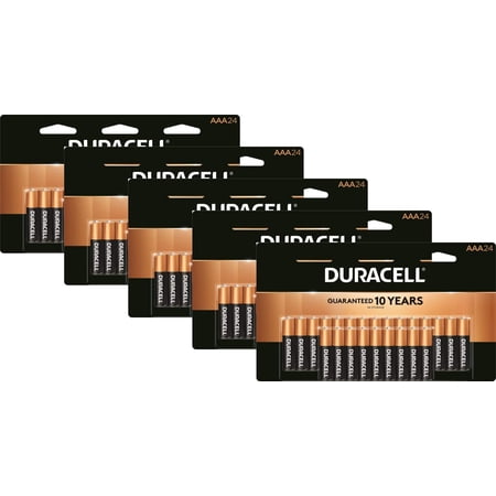 Duracell CopperTop AAA Alkaline 1.5V Batteries Exp. 2028, 120 Pack