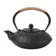 thumbnail image 5 of Tetera de hierro fundido, tetera japonesa, estufa, mango ergonómico, caldera de té, tetera de Kungfu para fiesta, hogar, senderismo, barbacoa, familia Patrón B, 5 of 8