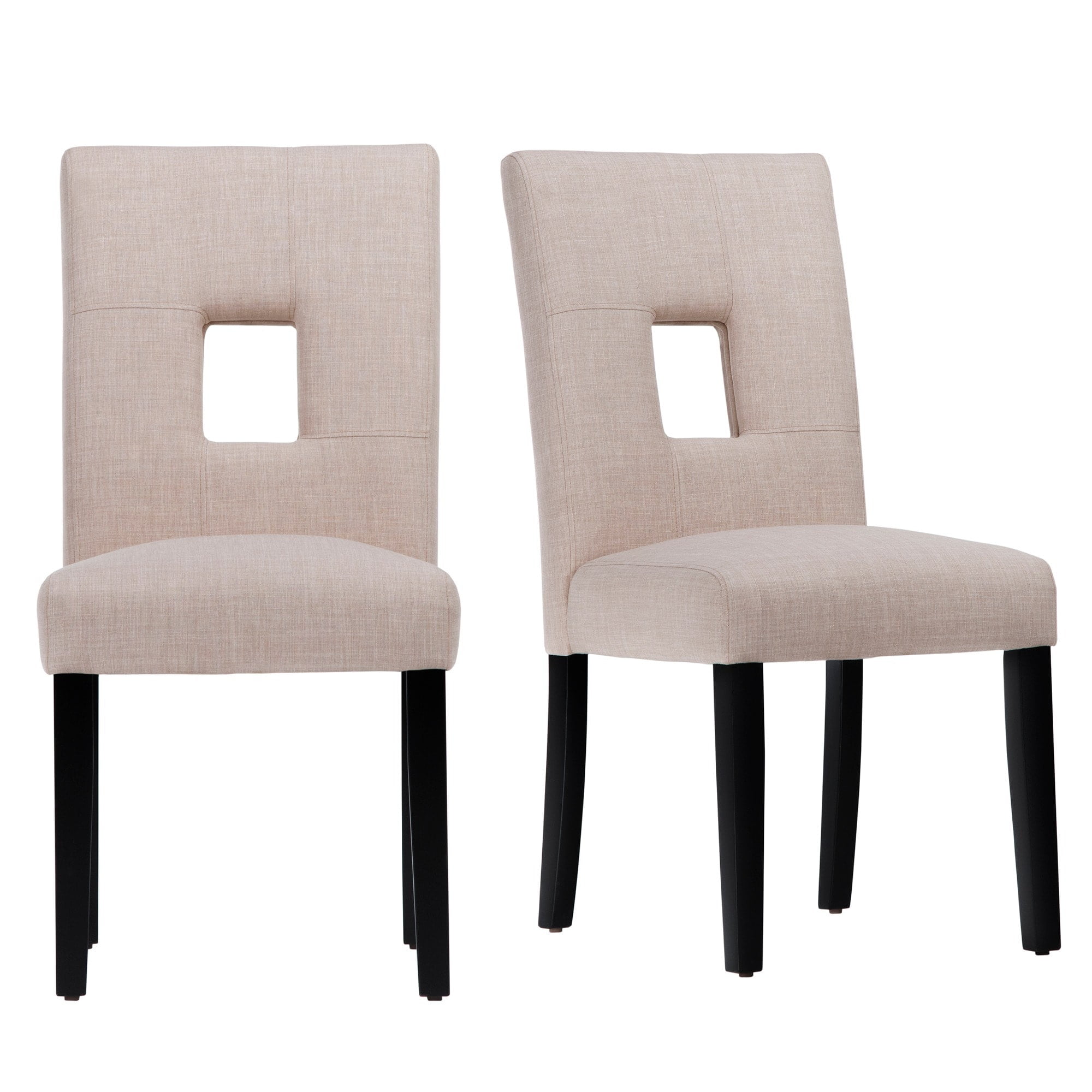 iNSPIRE Q Mendoza Keyhole Back Dining Chairs (Set of 2) by Bold