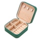 thumbnail image 1 of Caja de almacenamiento para joyería para mujer, caja de anillo multifuncional, organizador de joyería, expositor para pendiente colgante Verde, 1 of 9
