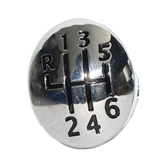 DYNWAVECA Manual Gear Knob Cover, Vehicle Parts ,Interior Knob for Scenic Knob ,Electroplating Cover , R123456 , 15x5x13cm