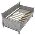 thumbnail image 5 of Twin Size Daybed with 2 Large Drawers, X-shaped Frame, Modern and Rustic Casual Style Daybed, 5 of 8