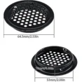 thumbnail image 1 of Grille de Ventilation Ronde 10 Pcs Grille de Ventilation Ronde pour l'Extérieur 53 mm, 1 of 4