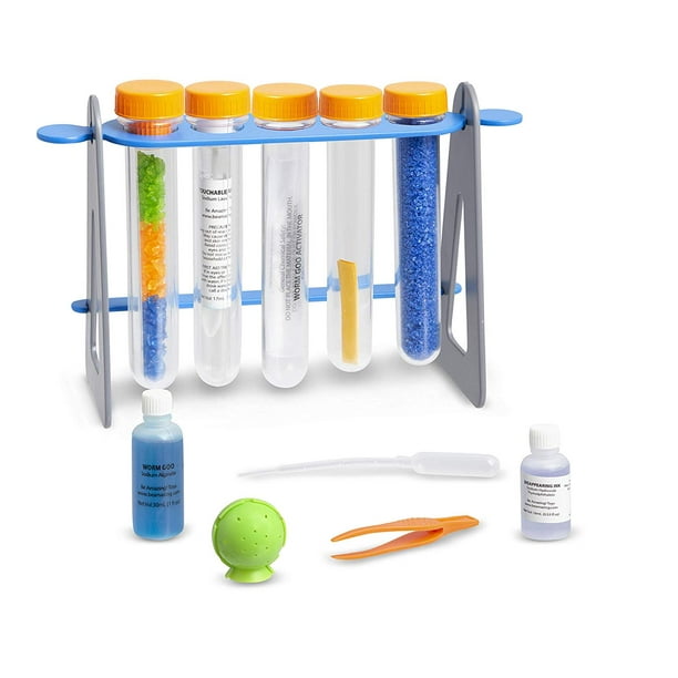 Discovery Kids Test Tubes Science 19Piece Kit with 5 Educational