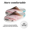 thumbnail image 6 of Kdxio Island Vacation Guinea Pig Women's Men's Slippers Plush Slip-On House Slipper for Winter Indoor Soft Cushion Non-slip Fluffy Slides Slippers-8, 6 of 7