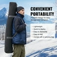 thumbnail image 6 of KFFKFF Mobile Ice Haven, 6-8 Person Pop-Up Ice Fishing Hub, 50 Sq Ft Fishing Zone, 130"x130" Winter Angling Shelter, Includes Anchors, Ropes, Transport Bag, 6 of 9