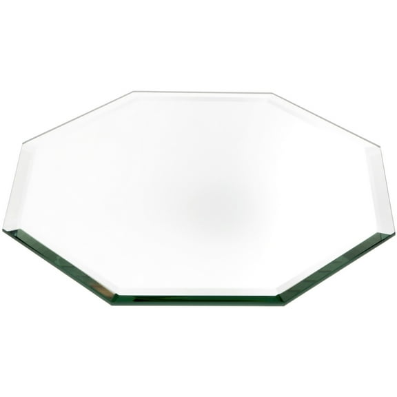 Plymor 20" Octagon, 5mm Thick Beveled Glass Mirror, Pack of 4
