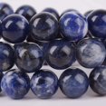 thumbnail image 2 of Bracelet Extensible Unisexe en Perles Rondes de 10 mm en Sodalite Bleue Naturelle, 2 of 2