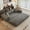 Grey, variant on Compression Sofa, 78.8" Convertible Floor Sofa Bed with Pillow Back Support, Modular Sectional Sleeper, Corduroy Fabric Futon for Living Room & Bedroom, Blue