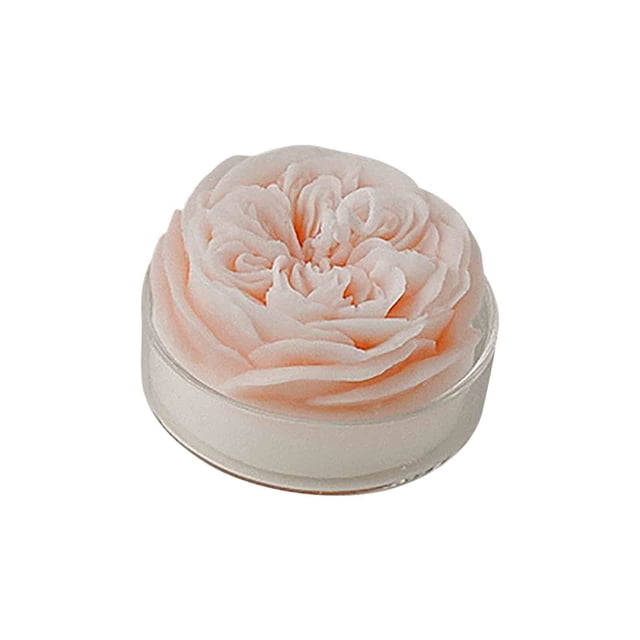 Vela romántica de soja en forma de rosa para San Valentín | Regalo de Decoración para el Hogar Duradero con Aroma Floral y Limpio