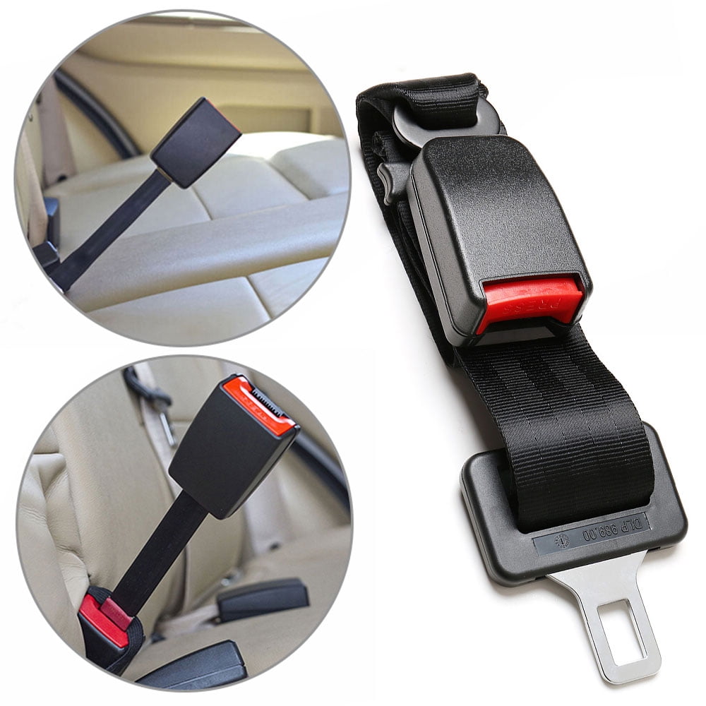 GRAY AUTO CAR Type R SAFETY SEAT BELT BUCKLE CLIP ADJUSTABLE EXTENSION EXTENDER