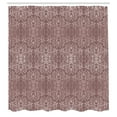 thumbnail image 2 of Ambesonne Floral Shower Curtain, Victorian Print Lace Flowers, 69"Wx84"L, Mauve Taupe, 2 of 4