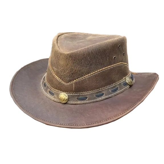 Norwich Vintage Leather Cowboy Hat For Men & Women