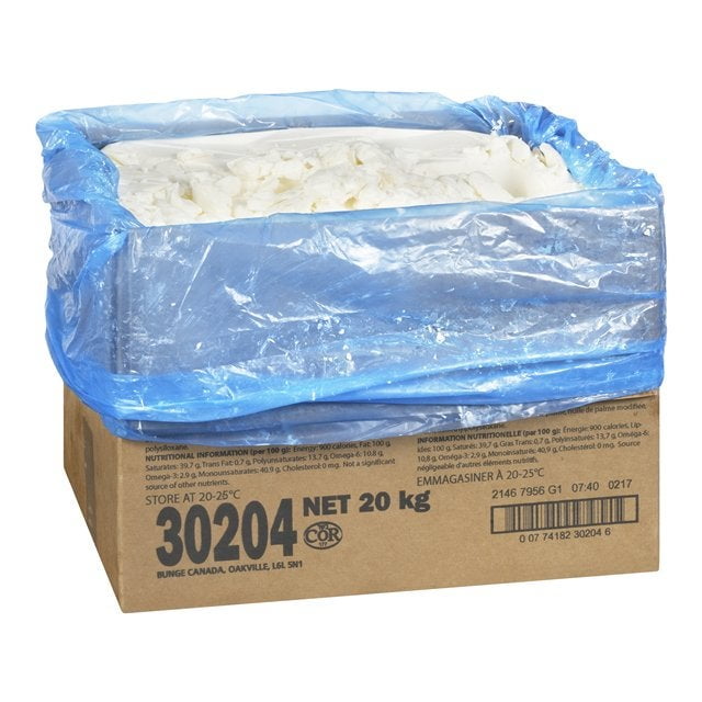 Bunge Vegetable Frying Shortening, Non Hydrogenated, Ca | 20KG/Unit, 1 Unit/Case