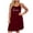 XQBR1-Wine, variant on Meichang Plus Size Nightgown for Women Spaghetti Strap Sleepwear Sleeveless Love Print House Dress Soft Loose Fit Cami Night Dress