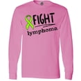 thumbnail image 3 of Inktastic Fight Lymphoma Lime Ribbon Long Sleeve T-Shirt, 3 of 5