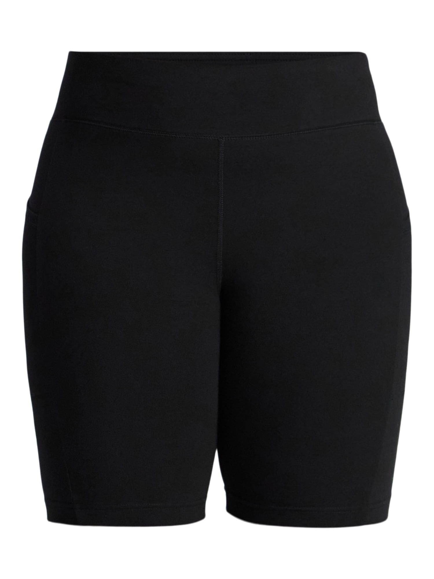(2 pack) Terra & Sky Women's Plus Bike Short with Pocket, Sizes 0X-5X