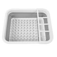 thumbnail image 2 of Cutlery Storage Drainer, Compact Size Dish Drying Rack ABS Kitchen  For Dinnerware Storage For Dish Draining, 2 of 8