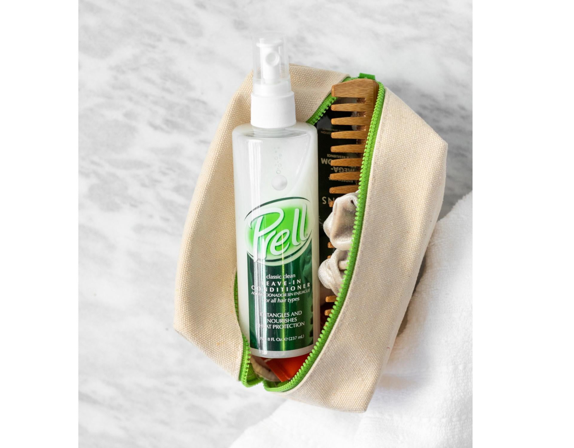 Prell Classic Clean Leave-in Conditioner, Detangles and Nourishes Heat Protection 8 fl. oz for All hair Types. - 6 Pack