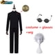 thumbnail image 1 of Gojo Satoru Cosplay Uniforme Jujutsu Kaisen Traje De La Escuela Secundaria Peluca Halloween Para Los Hombres, 1 of 4