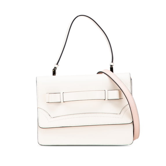 Pre-Owned Valentino handbag/shoulder bag, 2-way, white and pink leather, women's. VALENTINO