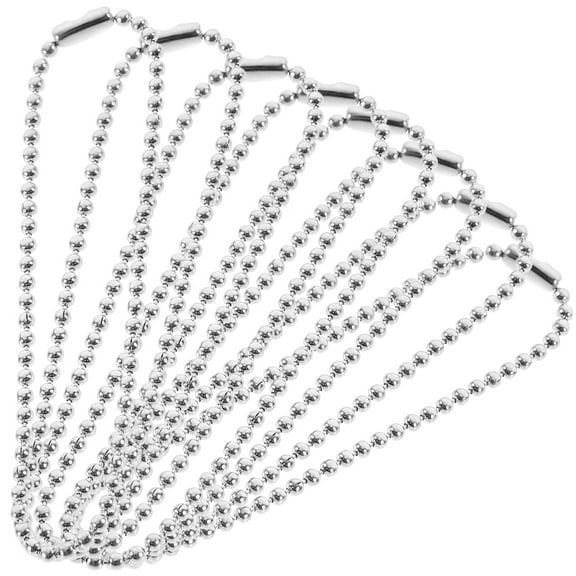 PBPBOX Keychain Label Tag Price Tags Silver Iron 100Pcs