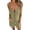 Army Green, variant on Womens Spaghetti Strap V Neck Button Front Romper Shorts with Side Pockets Soft Linen Blend Fabric Loose Fit Casual Summer One Piece Outfit