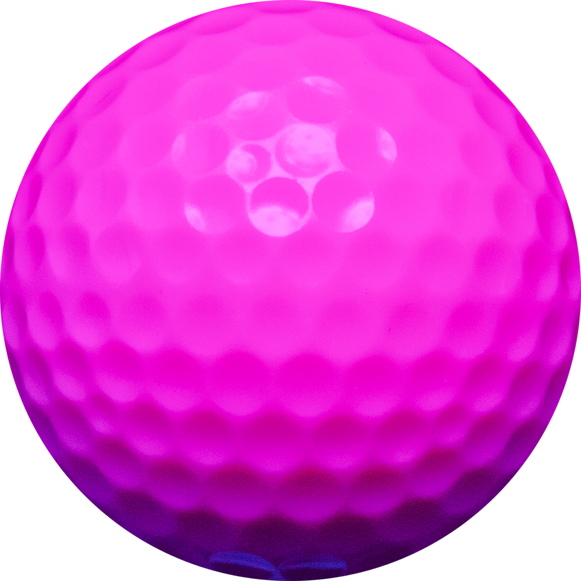 Blacklight Pink Golf Balls 12 Pack by GBM Golf