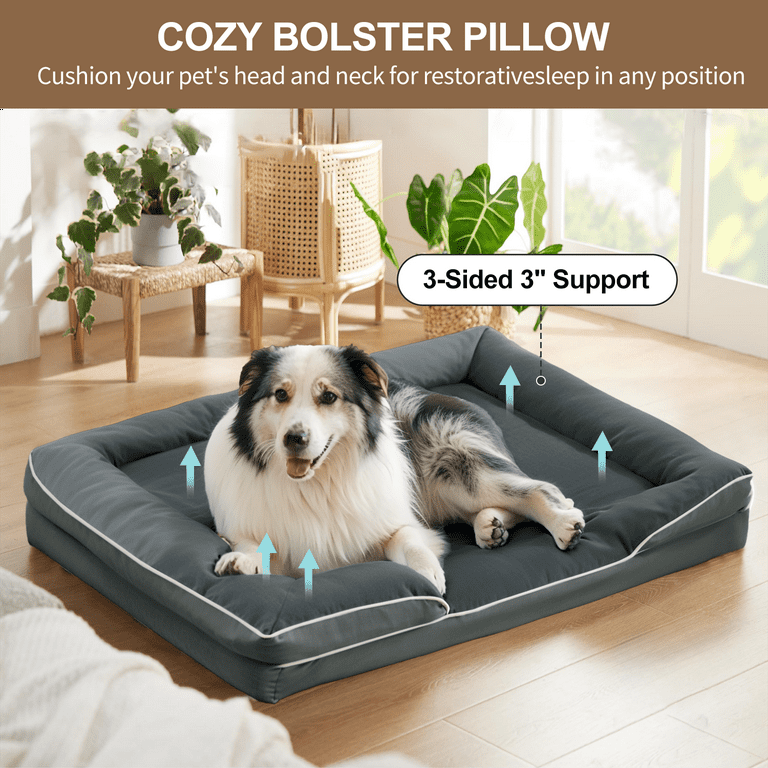 PayUSD Orthopedic Dog Bed for Extra Large Dogs Waterproof Memory