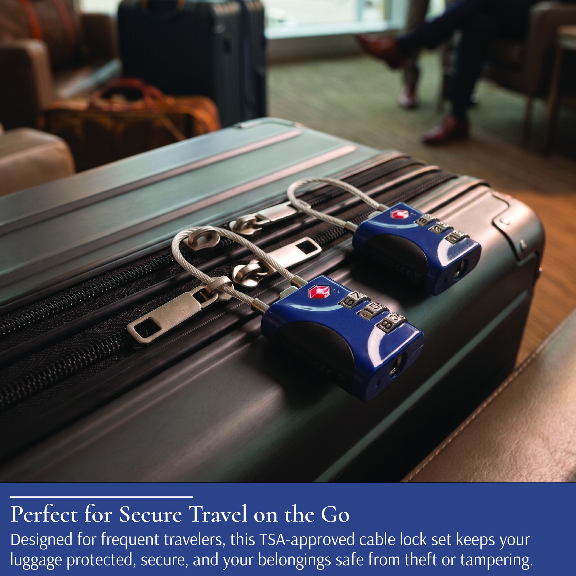 Brookstone TSA-Approved Cable Lock 2-Pack photo 6