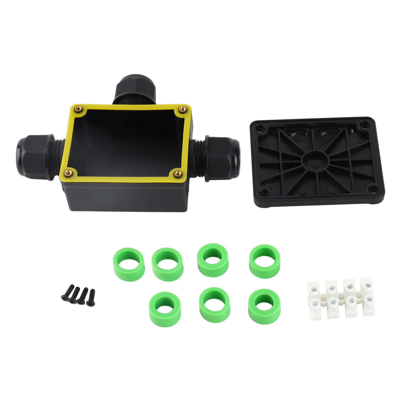 Caja De Conexiones Exterior IP65 PVC Industrial | Impermeable Y Resistente A La Intemperie | 7 Salidas Y Versátil