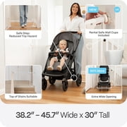 Perma Child Safety Safe Step Rental Safe Baby Gate, 38 to 45, White