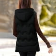 thumbnail image 5 of Gaexia Vest for Women Dressy,Long Hooded Down Vest for Women Winter Insulated Quilted Sleeveless Jacket Cozy Warm Midweight Outerwear, 5 of 5