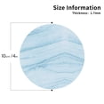 thumbnail image 3 of Disketp Light Blue Marble Funny Coasters,6 Pcs Leather Coasters With Holder, Perfect Housewarming Hostess Gifts,Protect Furniture From Water Marks Scratch And Damage, 3 of 9