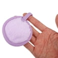 thumbnail image 5 of NOMADIC NOOK Facial Soft Flannel Pads Makeup Remover Pads 6 Pcs Purple Black, 5 of 7