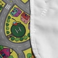 thumbnail image 4 of Car Race Track Microwave Oven Cover, Abstract Roadway Activity Illustration with River Intersecting Roads, Water Resistant Organizer with Pockets for Kitchen, 36" x 12", Multicolor, by Ambesonne, 4 of 4