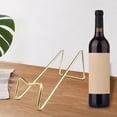 thumbnail image 1 of Estante decorativo para botellas, estante de exhibición, estante de almacenamiento, soporte de exhibición de botellas, soporte de botella de Metal Dorado perfecl Botellero, 1 of 8