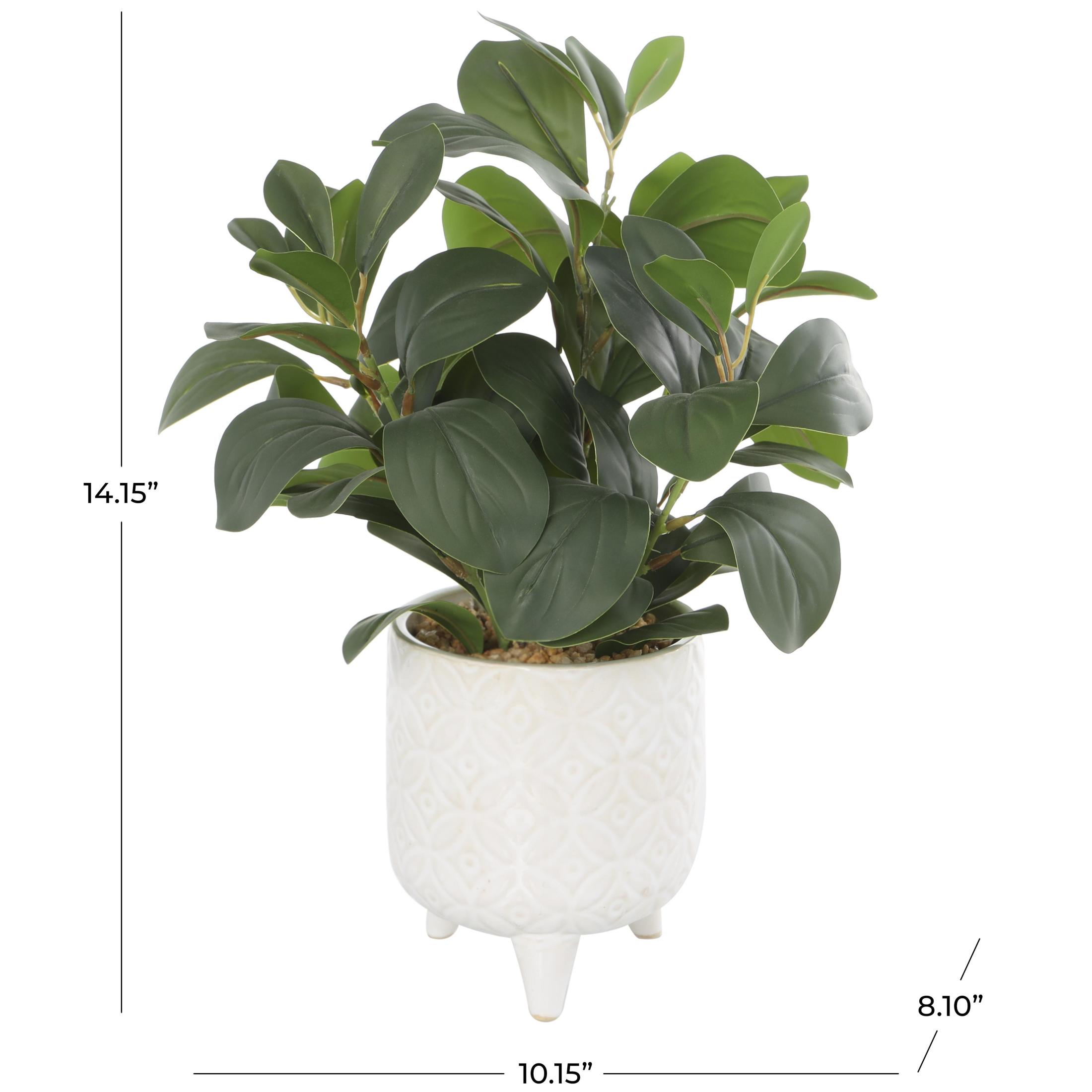 DecMode 14" Artificial Hosta Plant