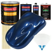 Daytona Blue Metallic Gallon URETHANE BASECOAT CLEARCOAT Car Auto Paint Kit