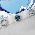 thumbnail image 4 of Castle Fairy Waves Blackout Curtains Set of 2 (52x84 Each),Mount Fuji Window Curtains, 4 of 6